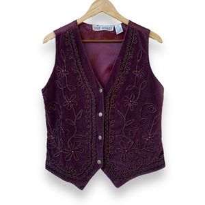 Vintage Jane Ashley Embroidered Vest